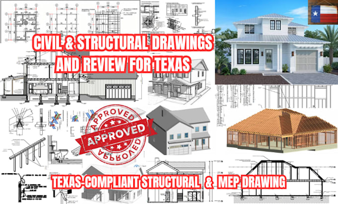 provide texas residential structural plans, calculations and engineering support