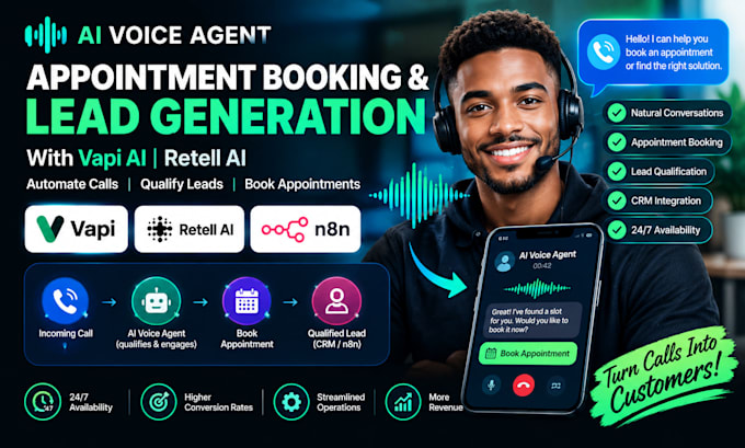build ai voice agent for appointment booking lead gen with vapi ai retell ai