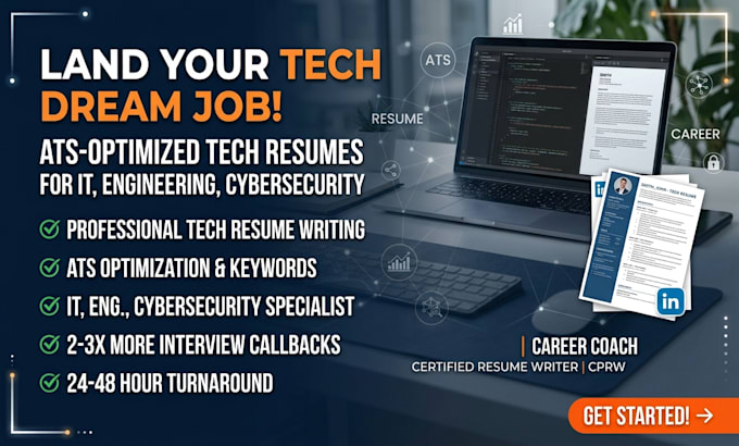 ats resume writer tech resume IT engineering, CV writing