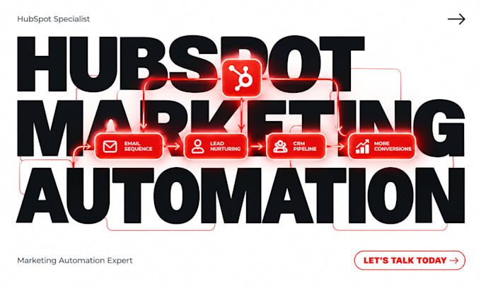 set up hubspot marketing automation workflows and email sequences