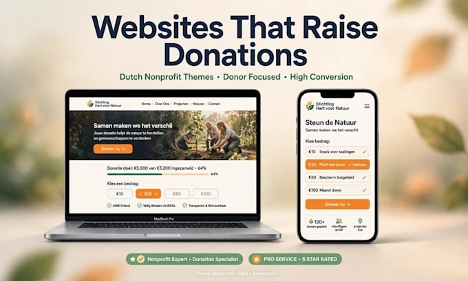 build a wordpress website for your nonprofit or charity