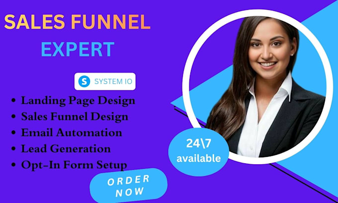 create a complete landing page funnel for your business
