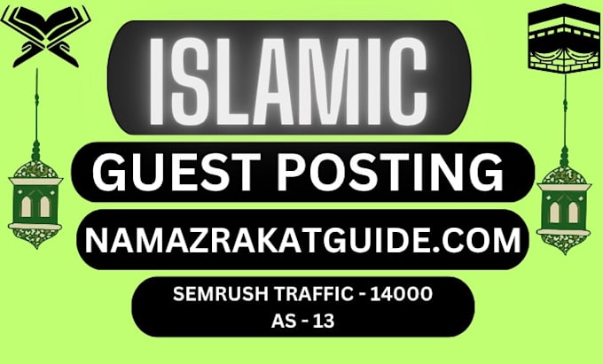 provide islamic guest posting and contextual backlinks