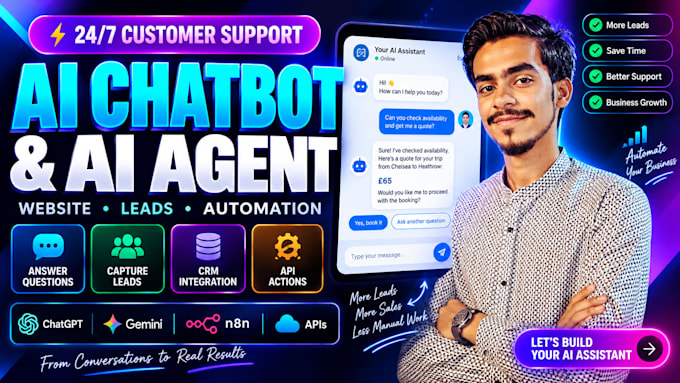 build an ai chatbot and ai agent for your website