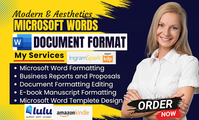 format microsoft word document ms word ducument edit document design fix ms word
