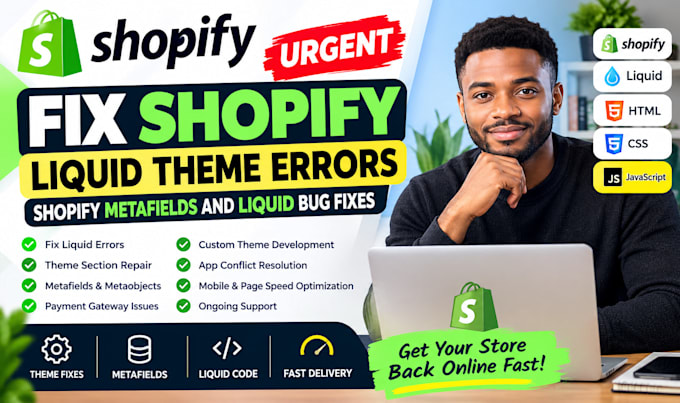 fix urgent shopify liquid theme errors shopify metafield liquid bug fixes volset