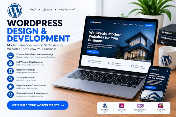 design a website on wordpress