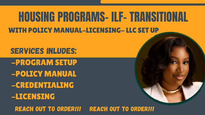 set up independent living facility, transitional housing , housing programs, llc