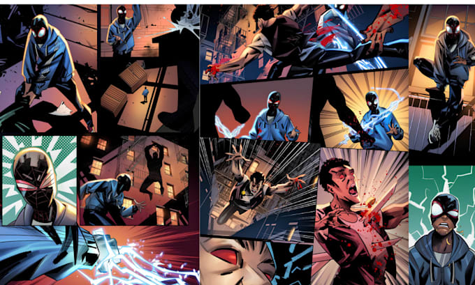 comic book illustration graphic novel comic panel superhero comic artist strip