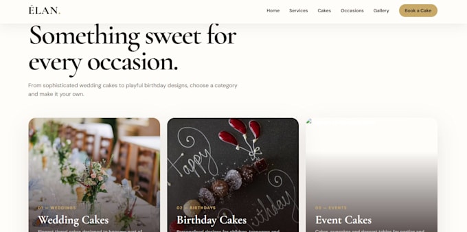 create professional static and dynamic websites