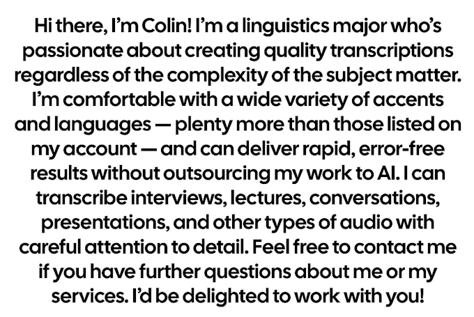 transcribe any audio and video content into text