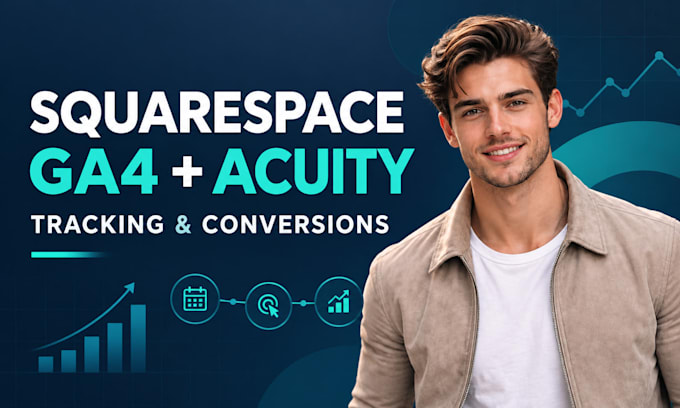 fix acuity tracking, conversion tracking, booking analytics, squarespace ga4 web