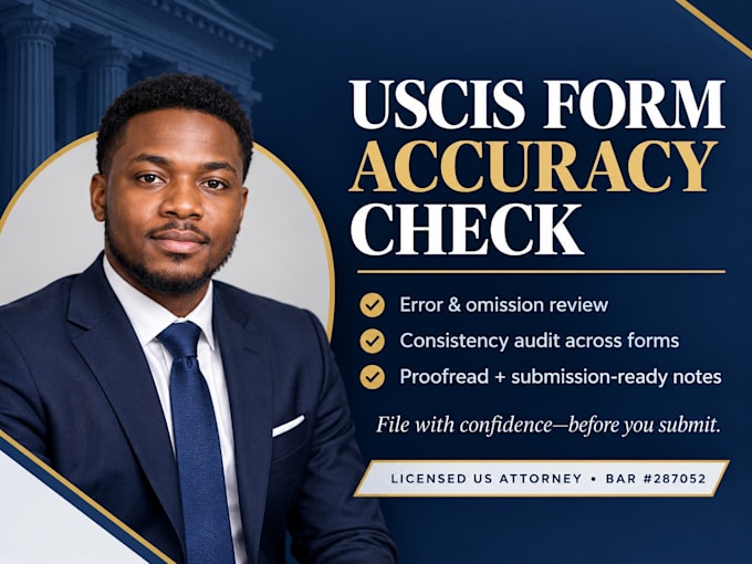 expertly review your uscis immigration forms for errors before submission