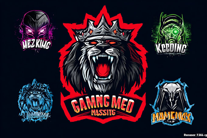 design professional mascot logo for gaming
