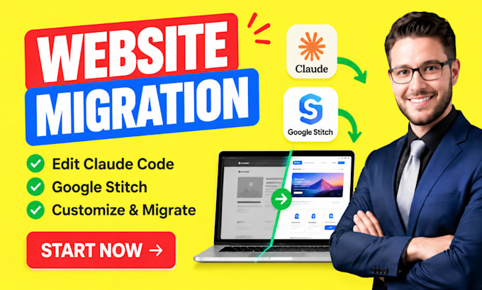 edit claude code website, google stitch customize and migrate ai website design