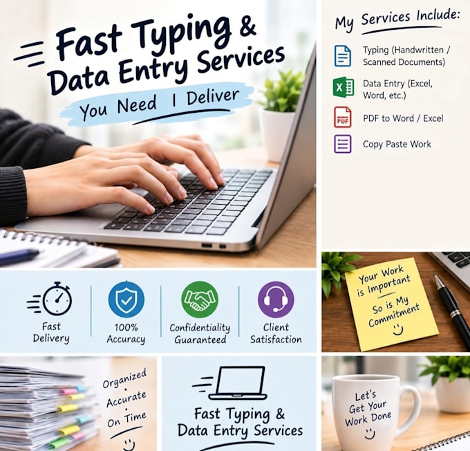 do accurate copy paste, data entry, web research and document formatting