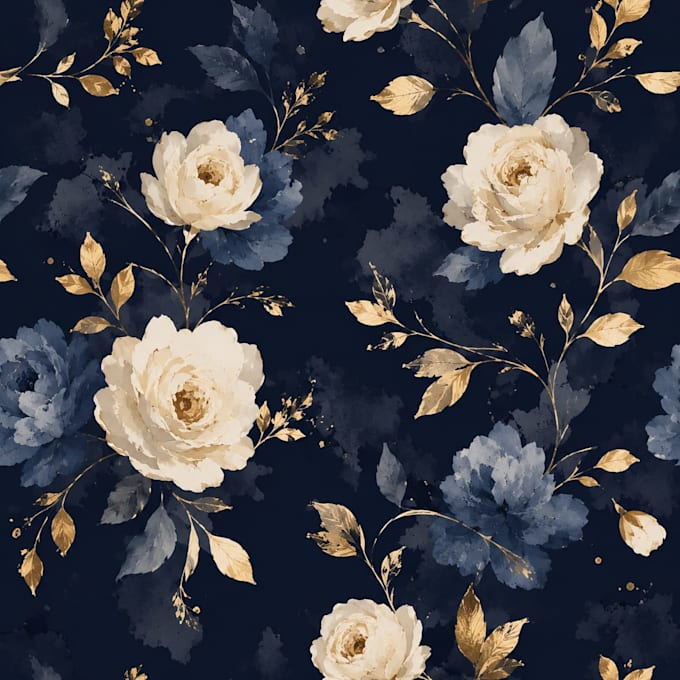 design seamless floral patterns for textiles