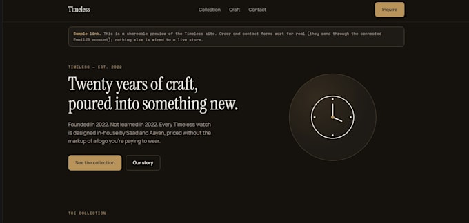 make websites for small startups