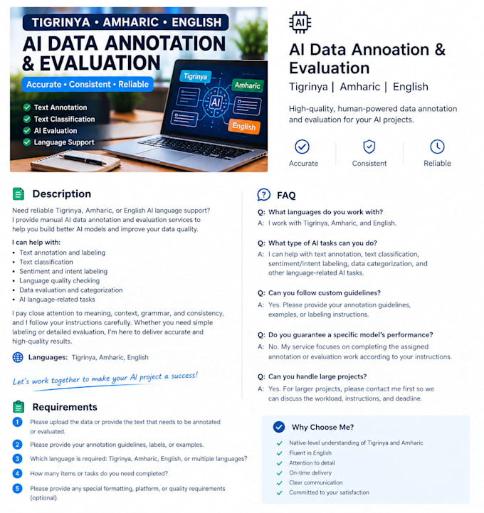 annotate and evaluate tigrinya amharic and english ai data