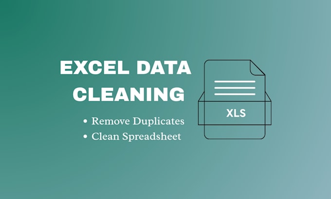 do excel data cleaning, formatting, and remove duplicates