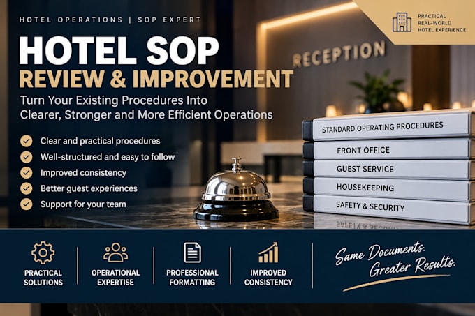 review and improve your hotel sops and operational procedures