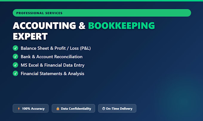 do professional accounting, bookkeeping, and excel tasks