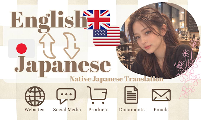 translate english to japanese and japanese to english