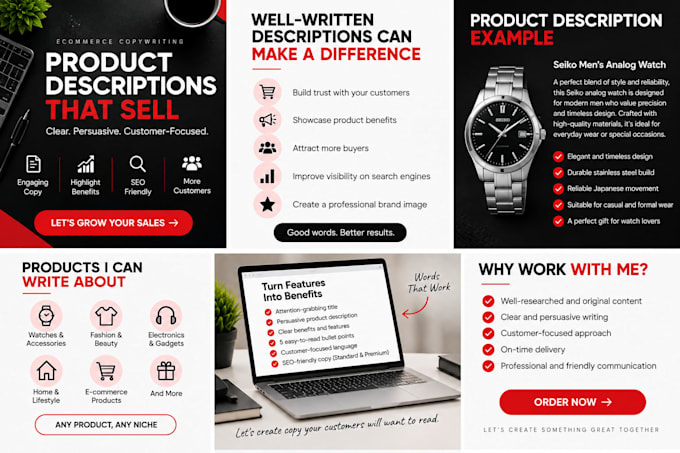 write persuasive product descriptions