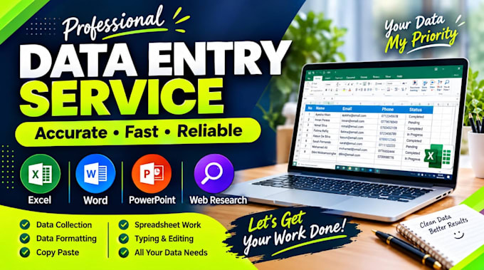do data entry and data typing