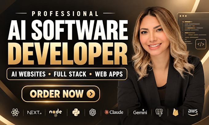 be your ai software developer for ai website, full stack development, ai webapp