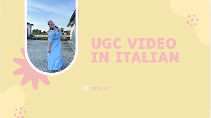 do ugc video in italian