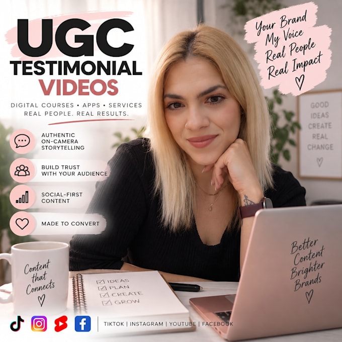 create authentic ugc testimonial videos for your brand