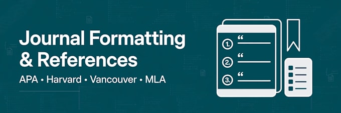 format your manuscript and references for journal submission