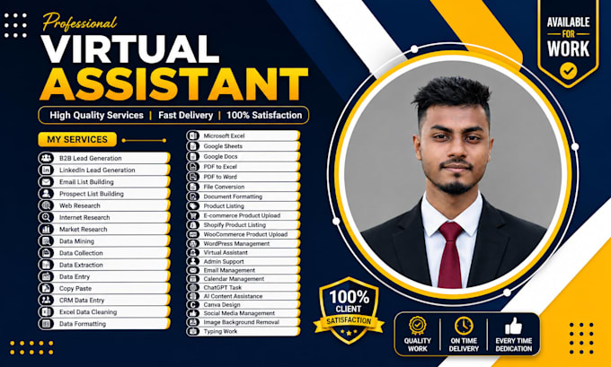 provide reliable virtual assistant services