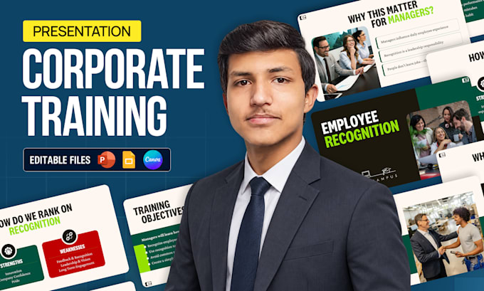 design employee training and onboarding powerpoint presentations