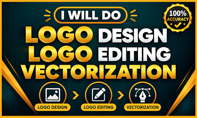 do logo design, editing and vectorization