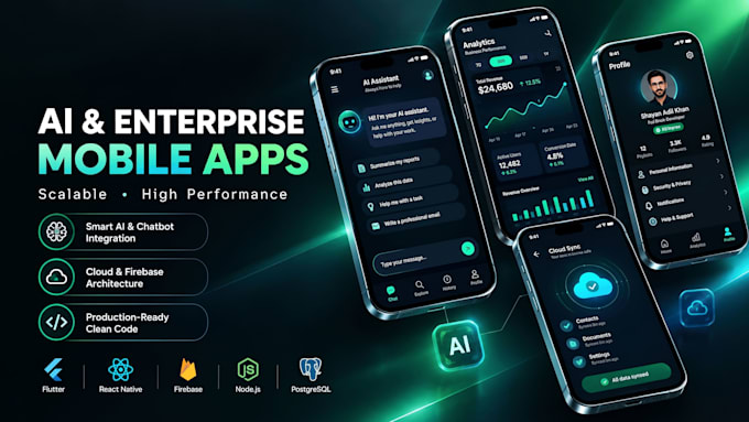 build mobile app development app developer flutter react native ai app creation