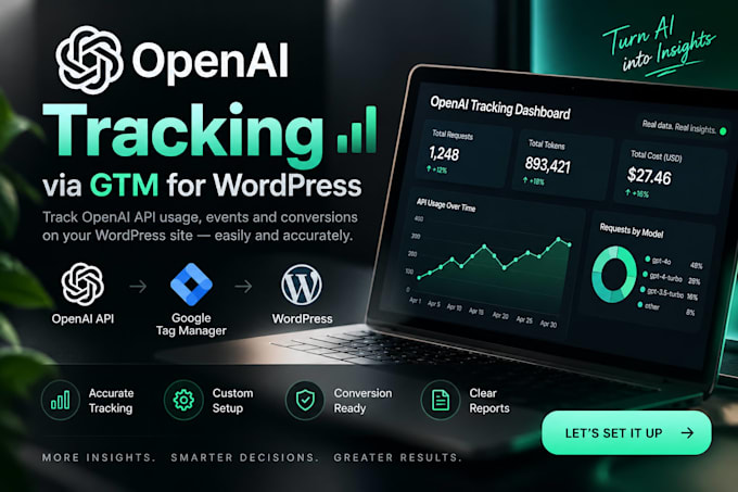 setup openai chatgpt conversion tracking via GTM on wordpress