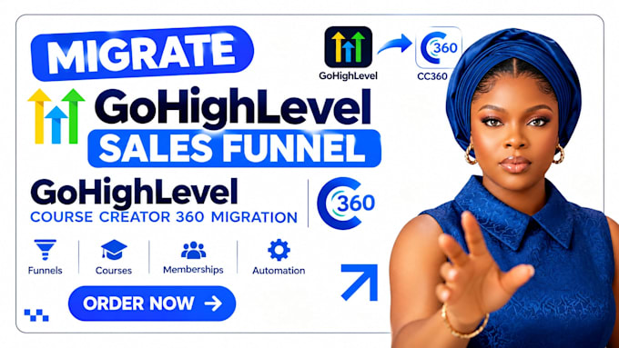 migrate gohighlevel sales funnel gohighlevel course creator 360 migration cc360