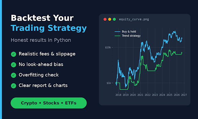 backtest your trading strategy in python with realistic fees