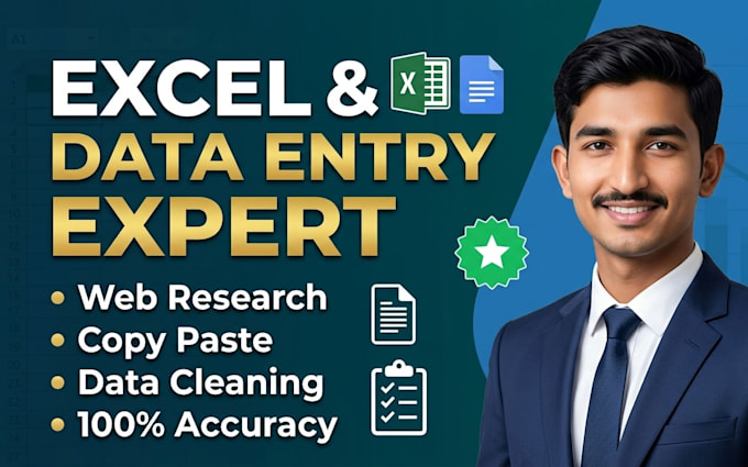 do expert data entry, data cleaning work