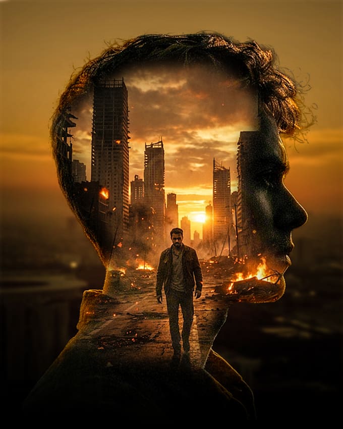create creative photo manipulation and double exposure art