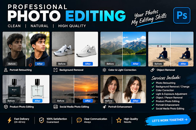 edit photo profesionally and