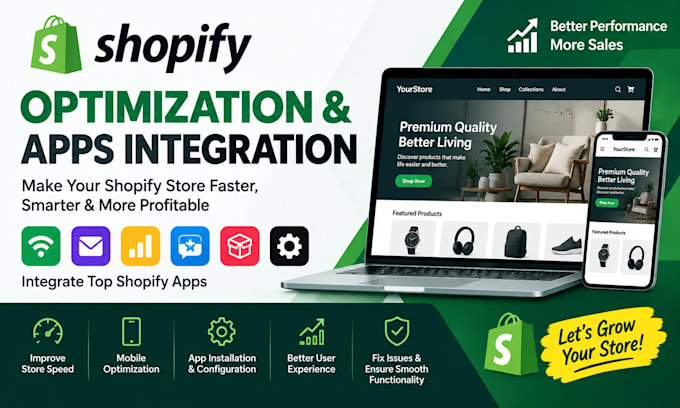 optimize your shopify store and integrate shopify apps