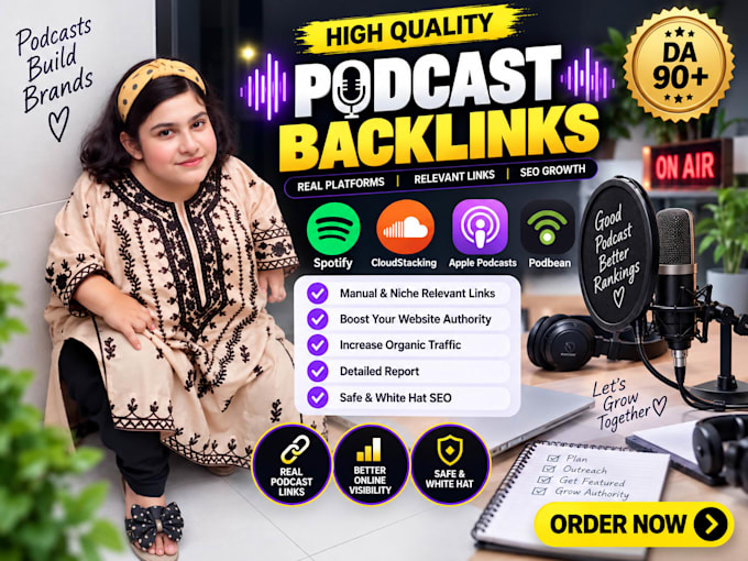 build high quality podcast backlinks for your website