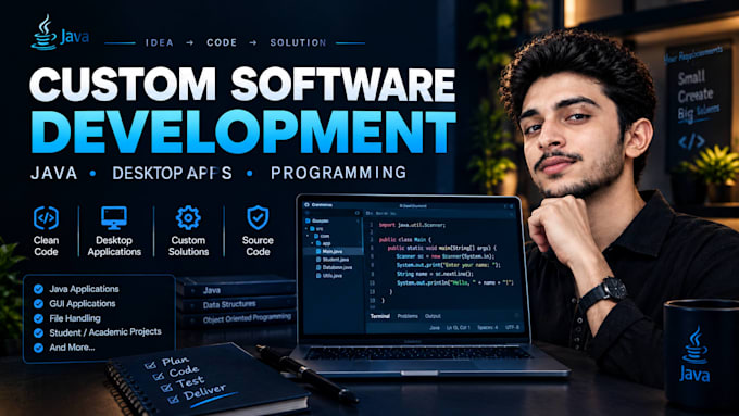 develop custom software applications and programs