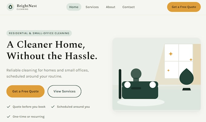 build your professional business website with copy