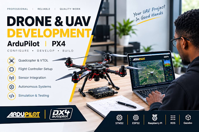evelop and configure your drone uav with ardupilot and px4