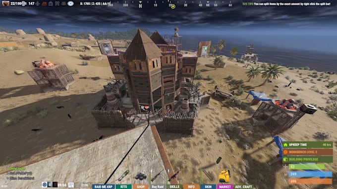 build rust for PC bases solo duo quad or clan
