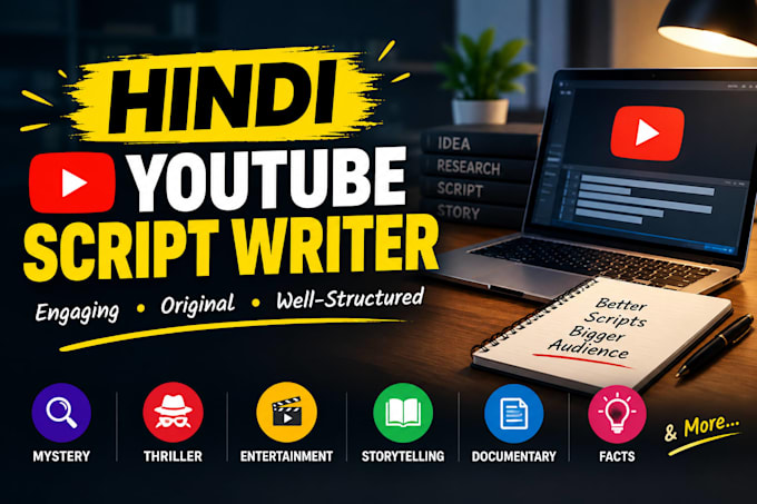 write engaging hindi youtube scripts